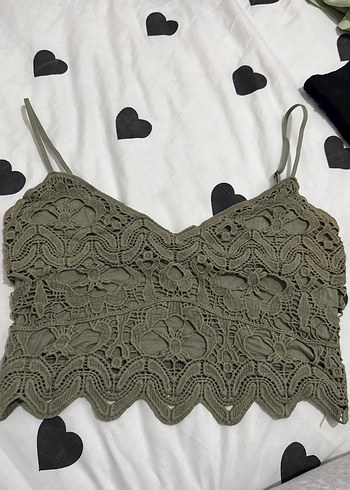Nakışlı Bohem Mini Bralet