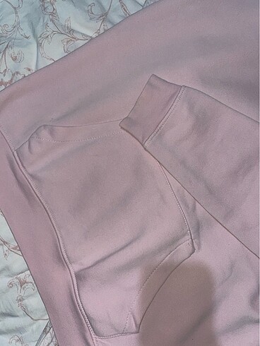m Beden Bershka Kapüşonlu Pembe Sweatshirt