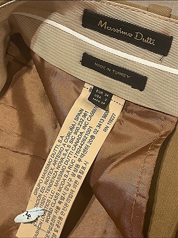 xs Beden camel Renk Massimo Dutti yün pantolon