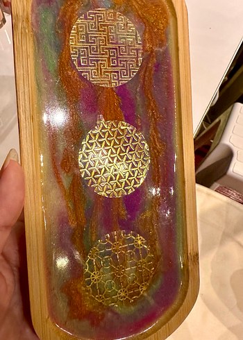  Beden Bambu takı tepsisi