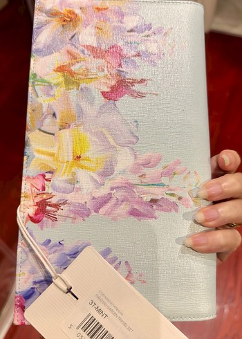 Beden Ted Baker Hanging Garden cüzdan Clutch