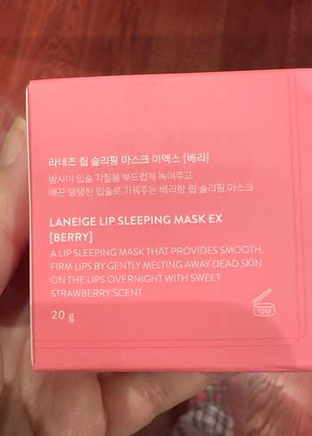 Laneige Lip Sleeping Mask (berry) - Dudak Için Gece Maskesi - Görsel 5