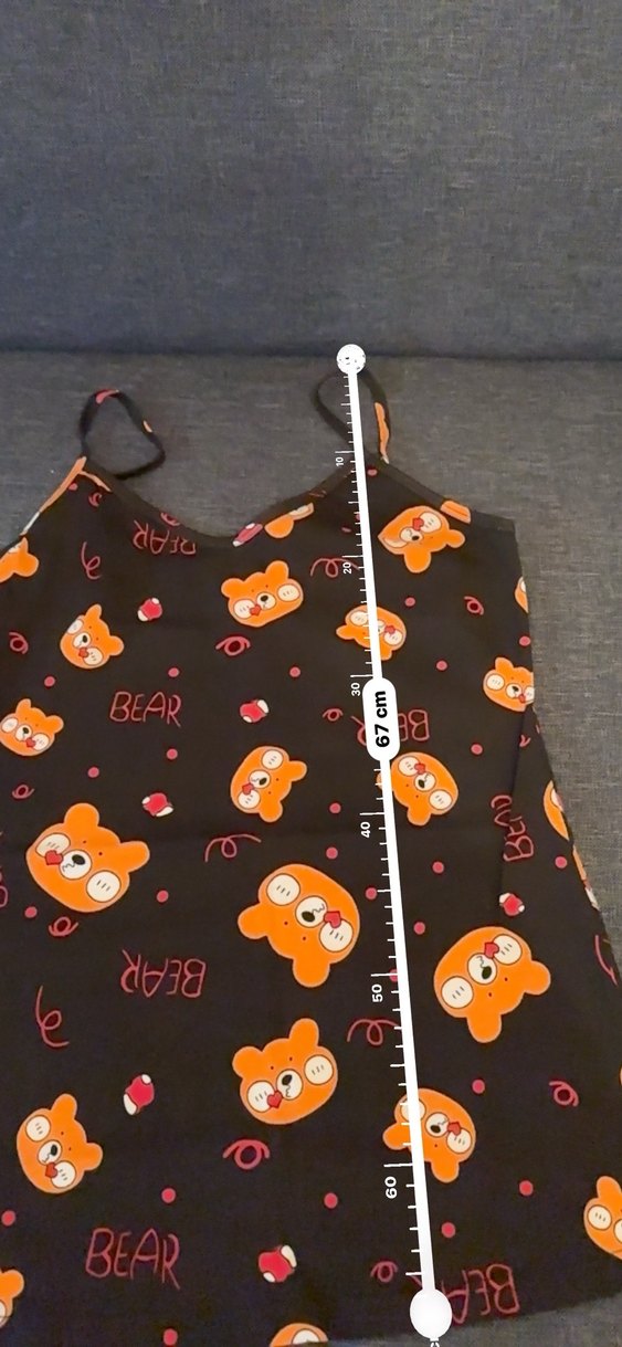 Ayı Desenli Kısa Kadın Pijama Takımı - Görsel 4