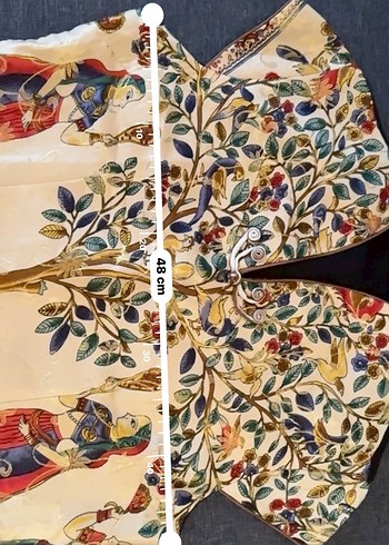 Çin ipeği simli tasarım bluz - Görsel 3