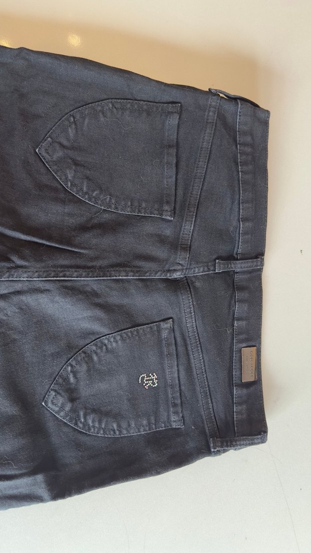 Red Apple Siyah Kadın Denim Jeans - Görsel 4