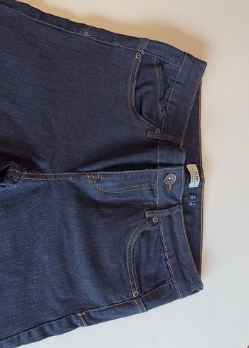 Lacivert Kadın Kot Pantolon - Görsel 2