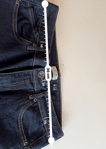 Lacivert Kadın Kot Pantolon - Görsel 6