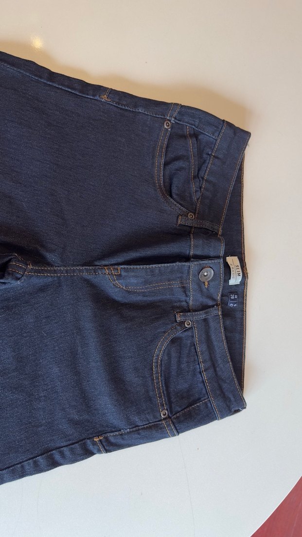 Lacivert Kadın Kot Pantolon - Görsel 2