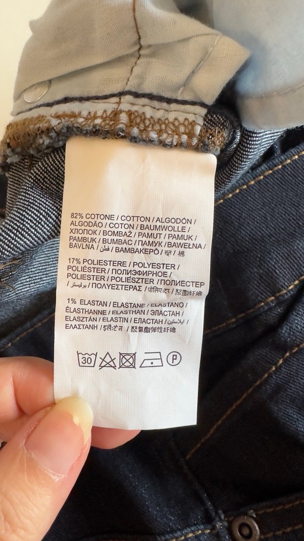 Lacivert Kadın Kot Pantolon - Görsel 4