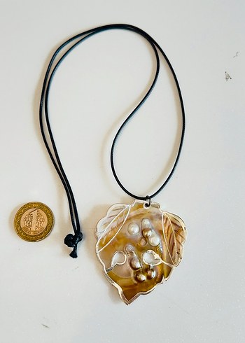 Sedefli İncili kolye - Görsel 3