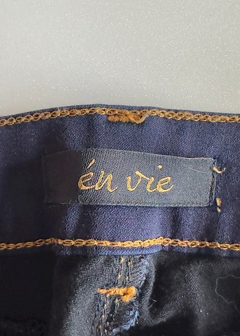 Lacivert Kadın Denim Pantolon - Görsel 3