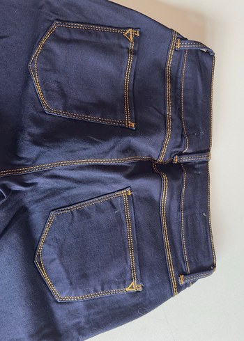 Lacivert Kadın Denim Pantolon - Görsel 6