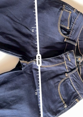 Lacivert Kadın Denim Pantolon - Görsel 8