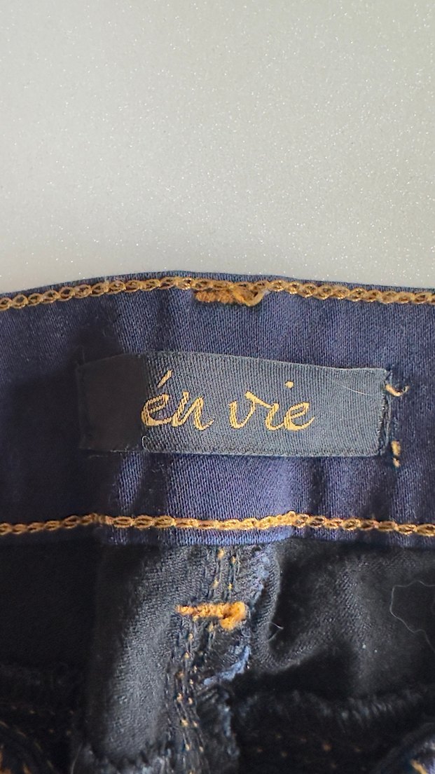 Lacivert Kadın Denim Pantolon - Görsel 3