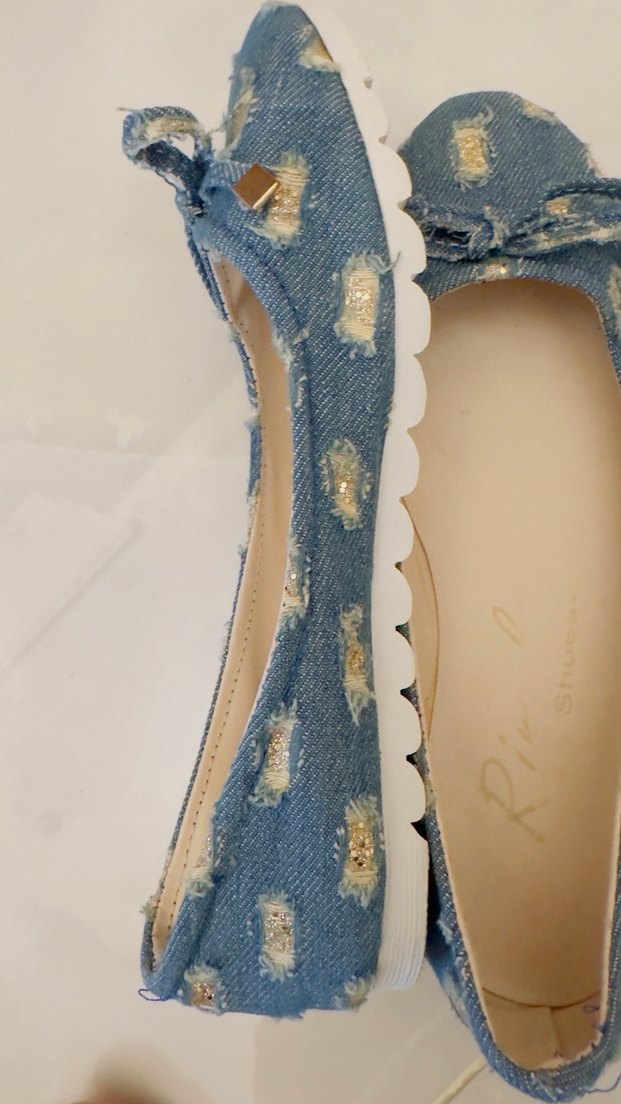 Sim detaylı Mavi Denim Babet - Görsel 2