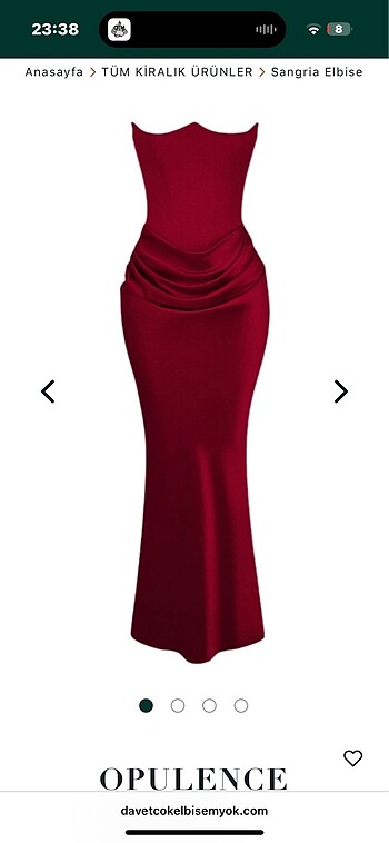 34 Beden bordo Renk DCEY OPULENCE SANGRİA elbise 34beden 24 temmuzdan sonra satabili
