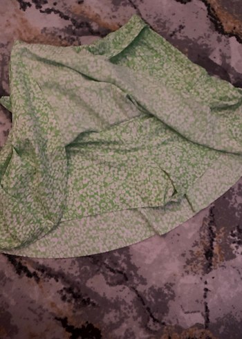 Yeşil Pilili Mini Etek - Görsel 5