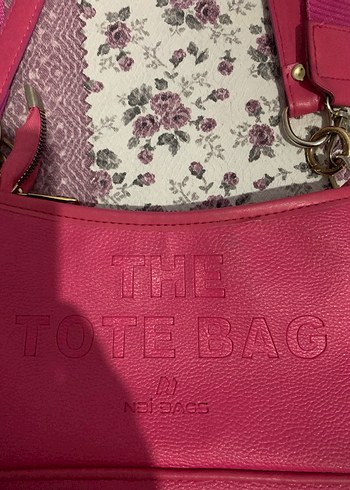 Pembe Deri Fermuarlı Kadın Çanta - Görsel 2