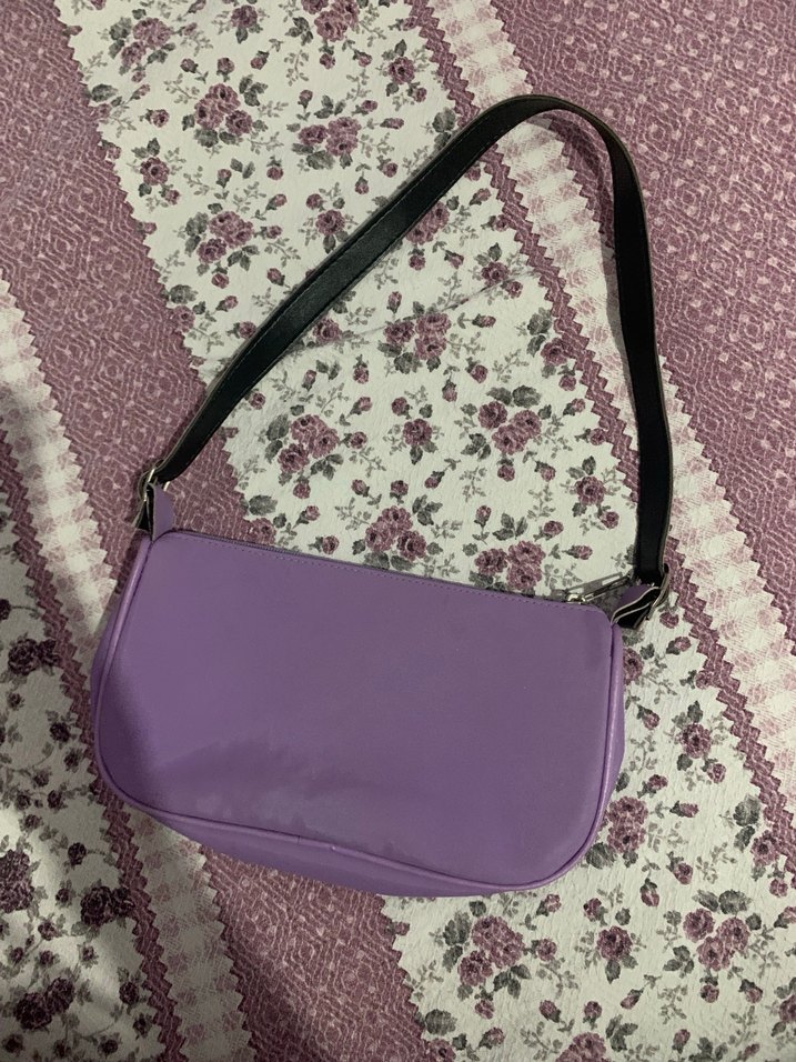 Mor Pastel Kadın Omuz Çantası - Görsel 2