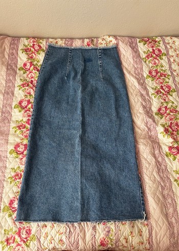 Kadın Uzun Denim Etek