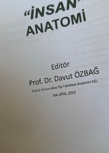  Beden İnsan Anatomisi Kitabı - Prof. Dr. Davut Özbağ