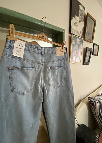 l Beden mavi Renk ZARA jean