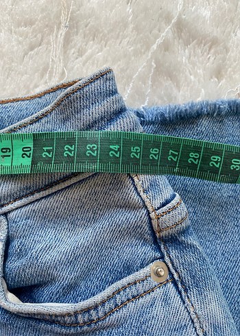 32 Beden Gündelik Mavi Normal Paça Kadın Kot Pantolon