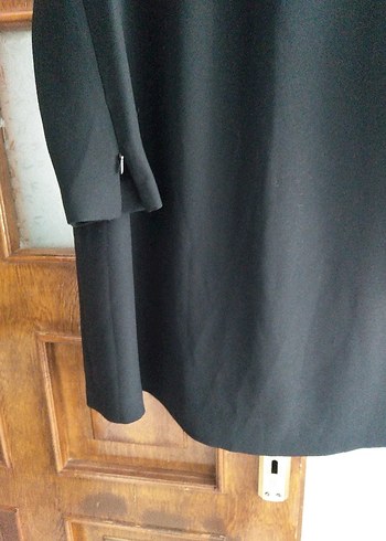 40 Beden siyah Renk Siyah Uzun Kollu V Yaka Kadın Tunik