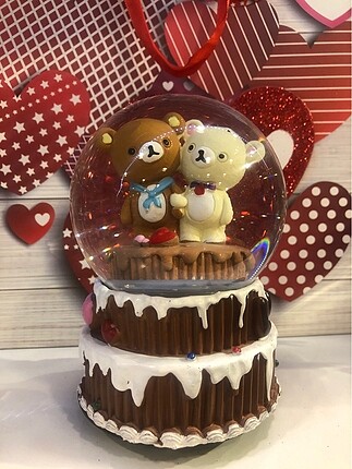 Kar küresi 17 cm kurmalı