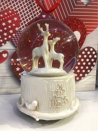 Kar küresi 17 cm kurmalı