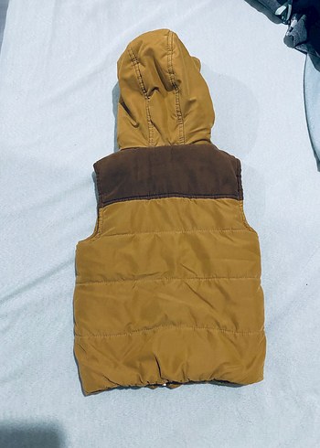 LC Waikiki Erkek Çocuk Kahverengi Kürklü Kapüşonlu Yelek