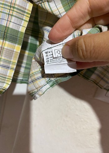 Bebüş Düğmeli Ekose Erkek Çocuk Gömlek