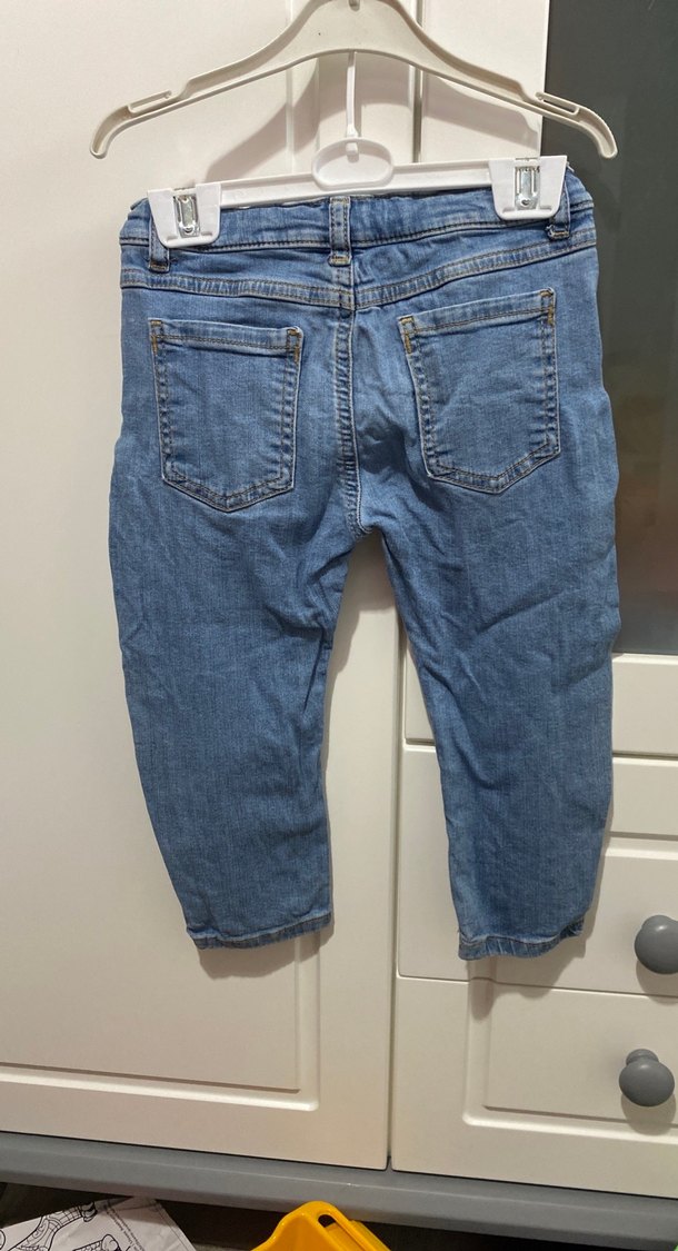 Açık Mavi Erkek Çocuk Kot Pantolon - Görsel 2