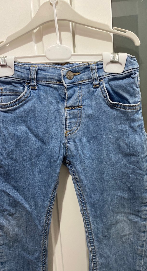 Açık Mavi Erkek Çocuk Kot Pantolon - Görsel 3