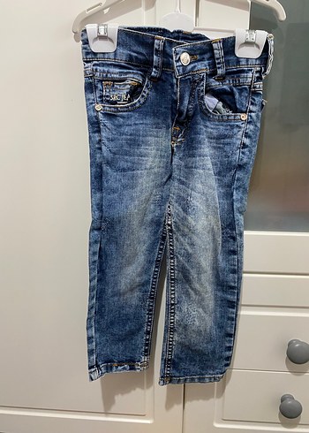 Mavi Çocuk Kot Pantolon - Görsel 2