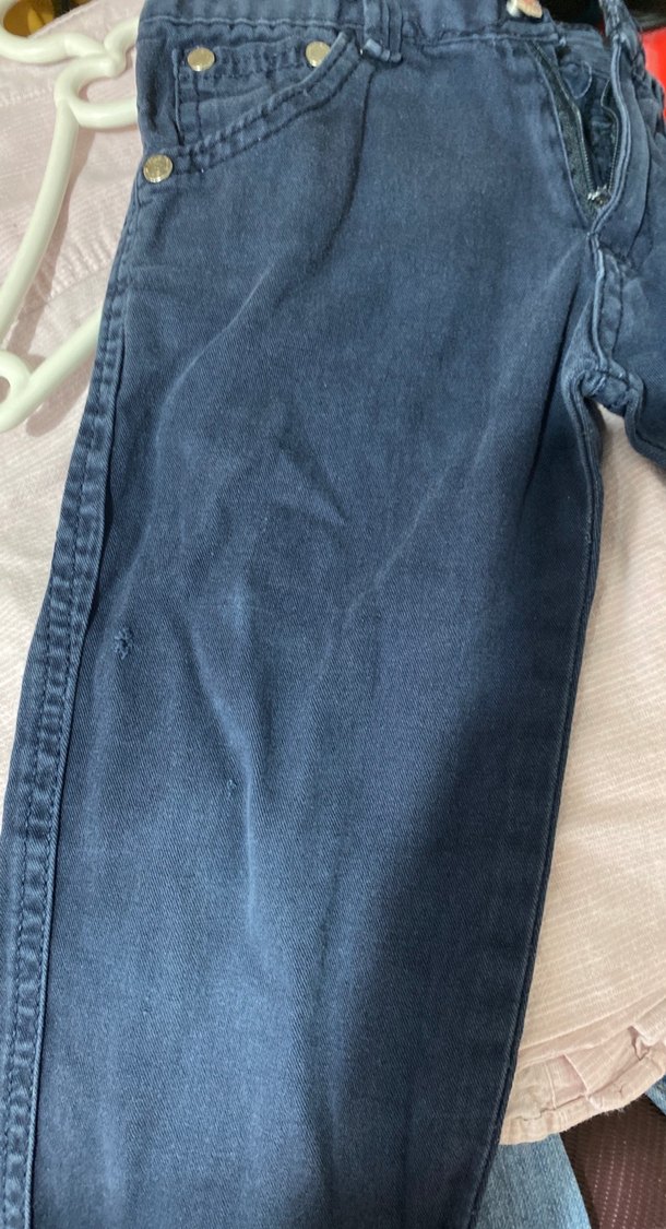 Erkek Çocuk Mavi Bol Kesim Pantolon - Görsel 4