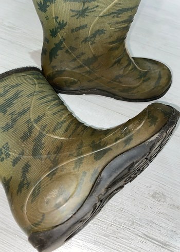Kamuflaj Desenli Erkek Çocuk Lastik Çizme - Görsel 5