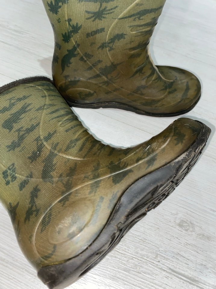 Kamuflaj Desenli Erkek Çocuk Lastik Çizme - Görsel 5