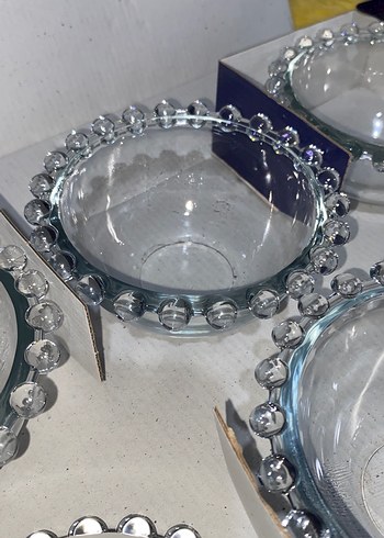 Mavi Cam İşlemeli Kase Seti - Görsel 3