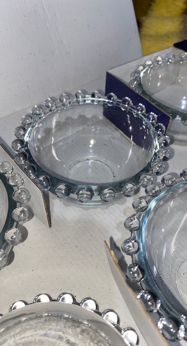 Mavi Cam İşlemeli Kase Seti - Görsel 3