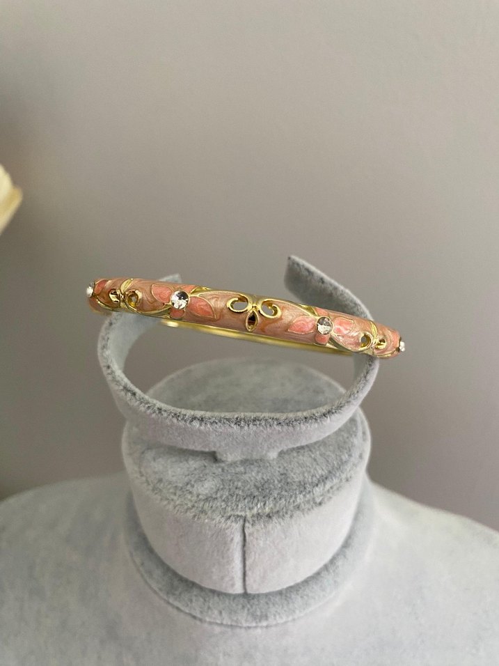 Turkuaz Boncuklu Yılan Desenli Kadın Bileklik - Görsel 5