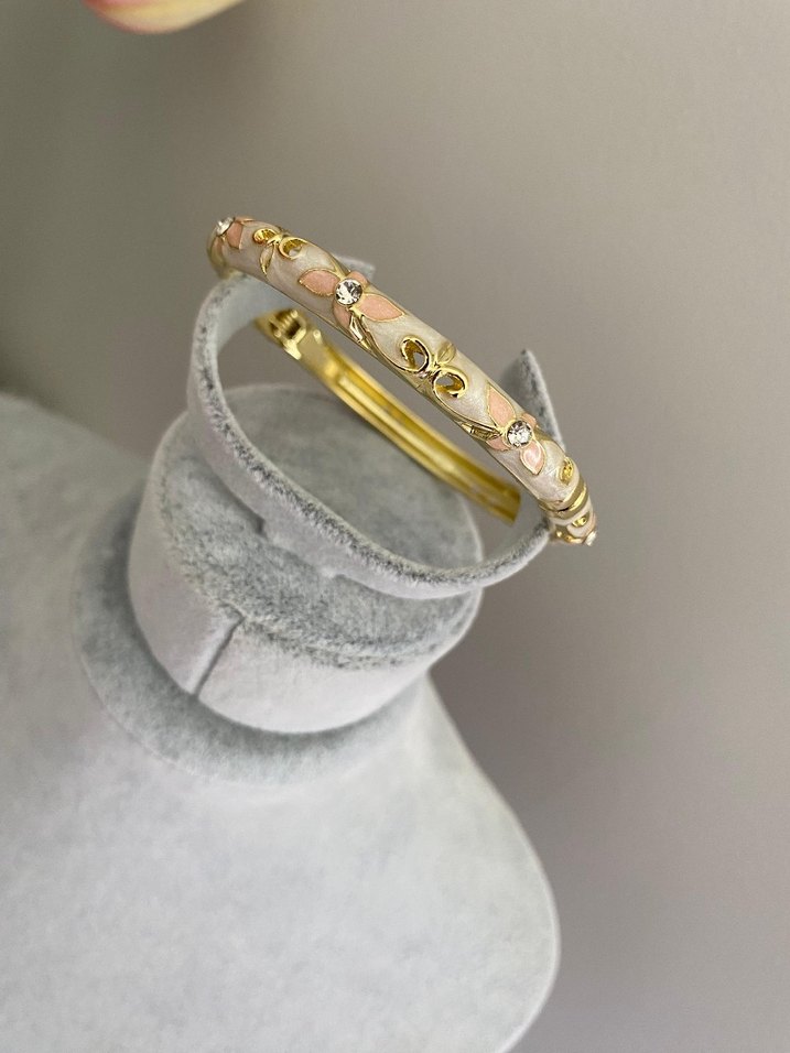 Turkuaz Boncuklu Yılan Desenli Kadın Bileklik - Görsel 4