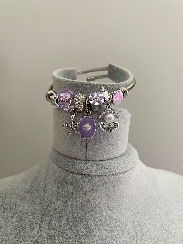 Altın Renkli Boncuklu Bohem Bileklik - Görsel 4