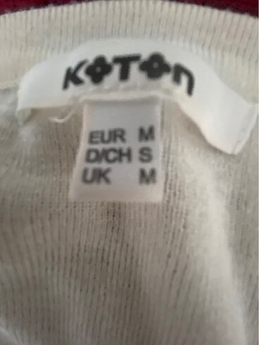 m Beden ten rengi Renk Hırka