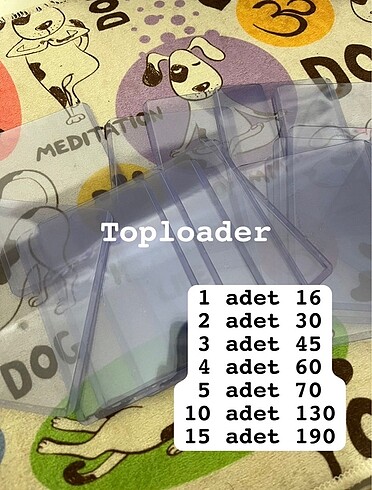 Toploader kart koruyucu
