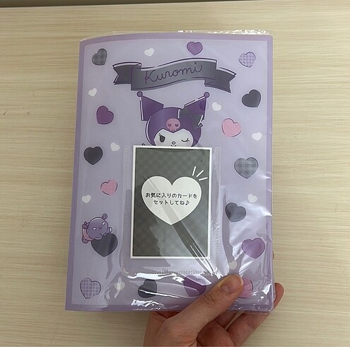 Sanrio binder kuromi kpop binder büyük binder 4lü binder