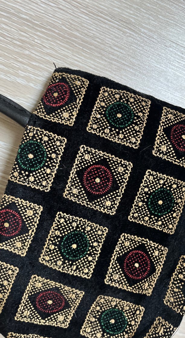 Kahverengi Desenli Bohem Kadın Çanta - Görsel 5