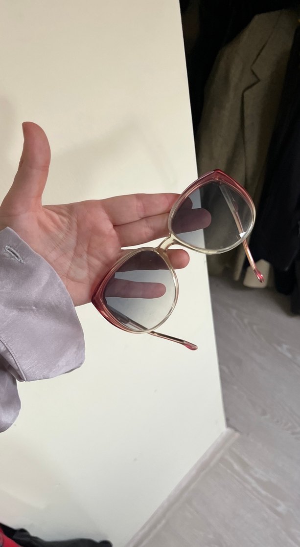 Gri Transparan Kadın Güneş Gözlüğü ysl - Görsel 5