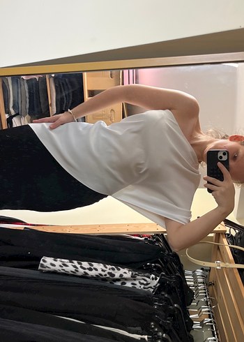 Zara asimetrik gömlek - Görsel 8