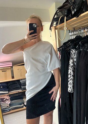 Zara asimetrik gömlek - Görsel 4